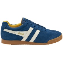 Gola Sneaker Harrier Suede-Leder marineblau/weiss/gelb Herren